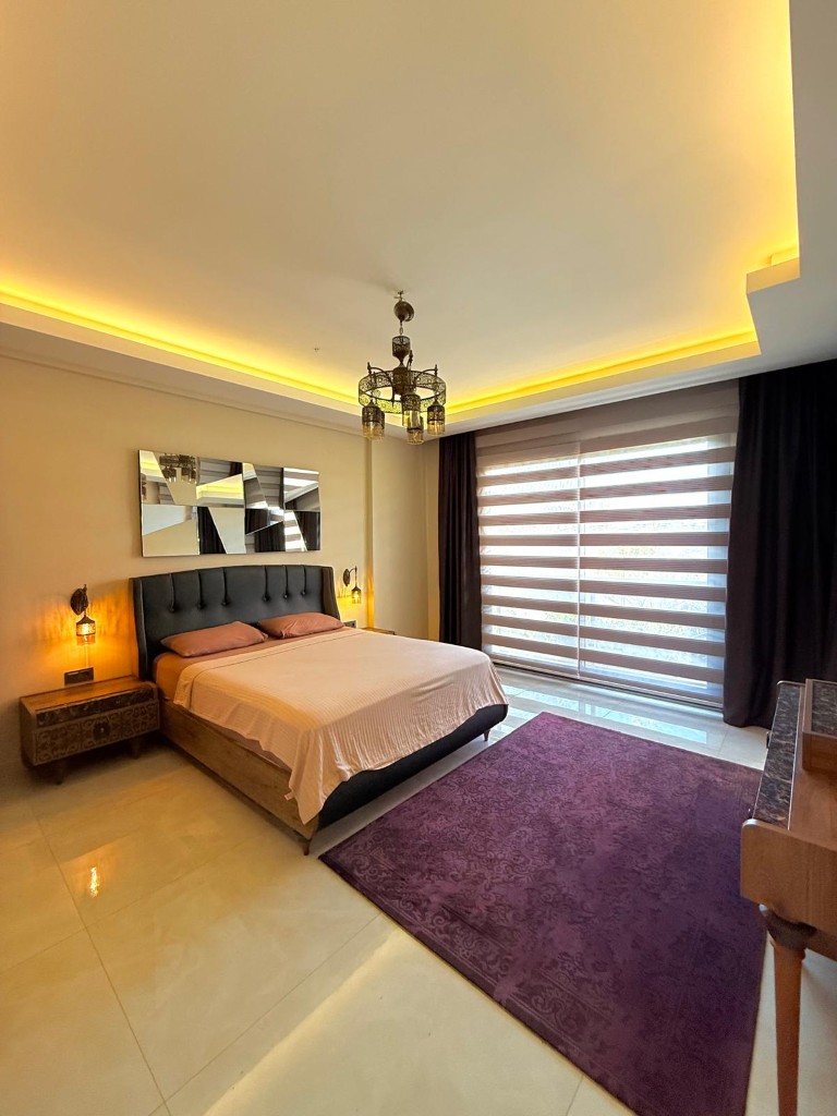 Internal stairs in Aydemir Park Kestel garden duplex