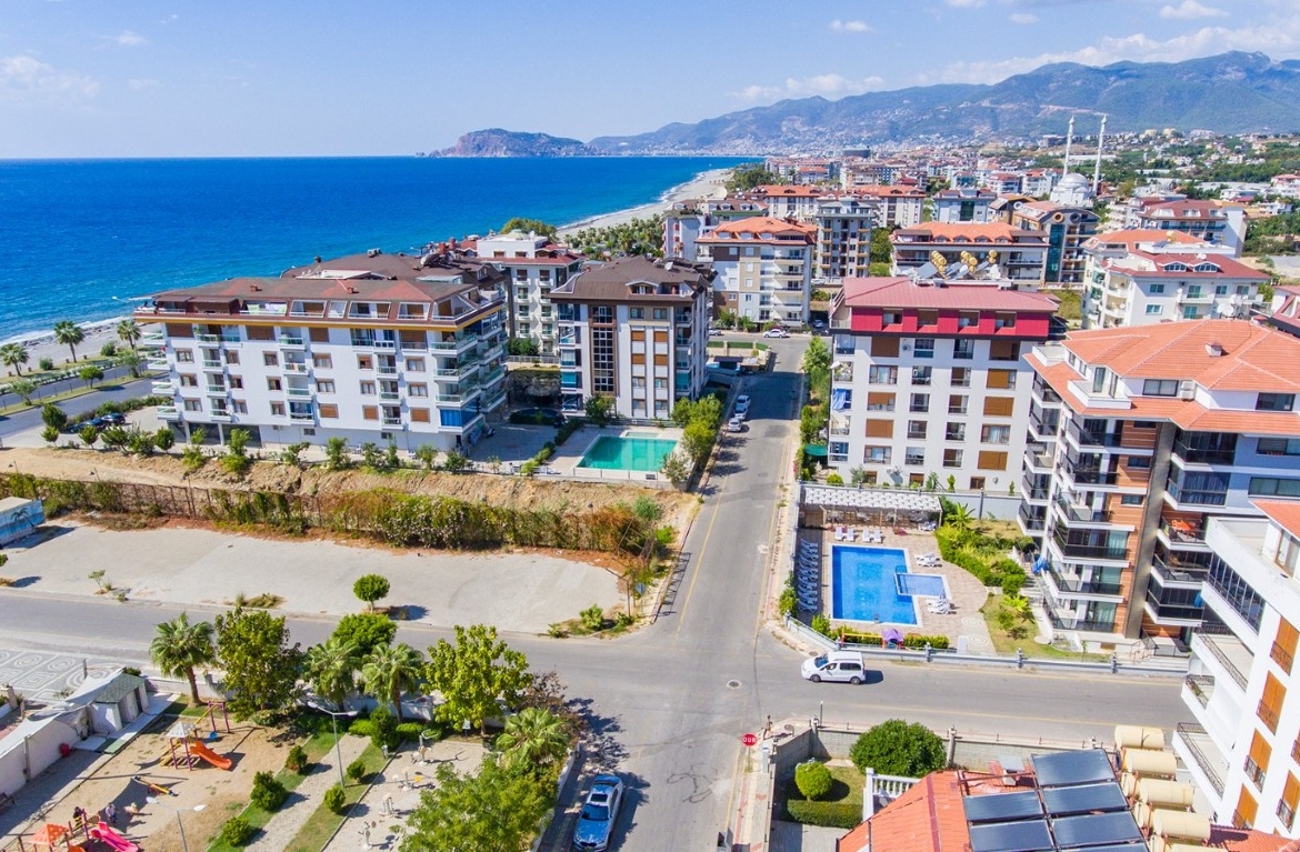 Spacious lounge area at Aydemir Park Kestel apartment