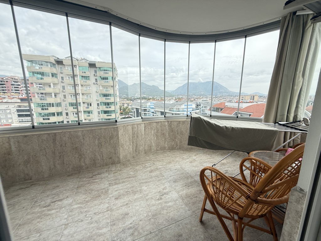 Large balcony space at Galaxy Cikcilli apartment