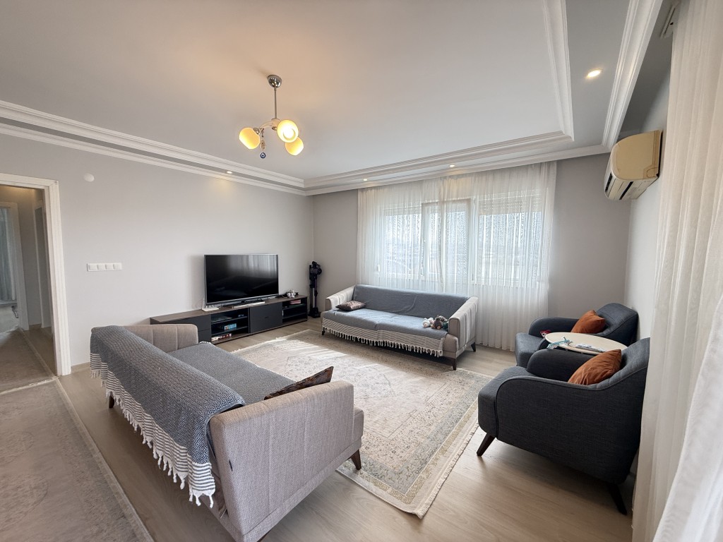 Spacious lounge area at Galaxy Cikcilli apartment