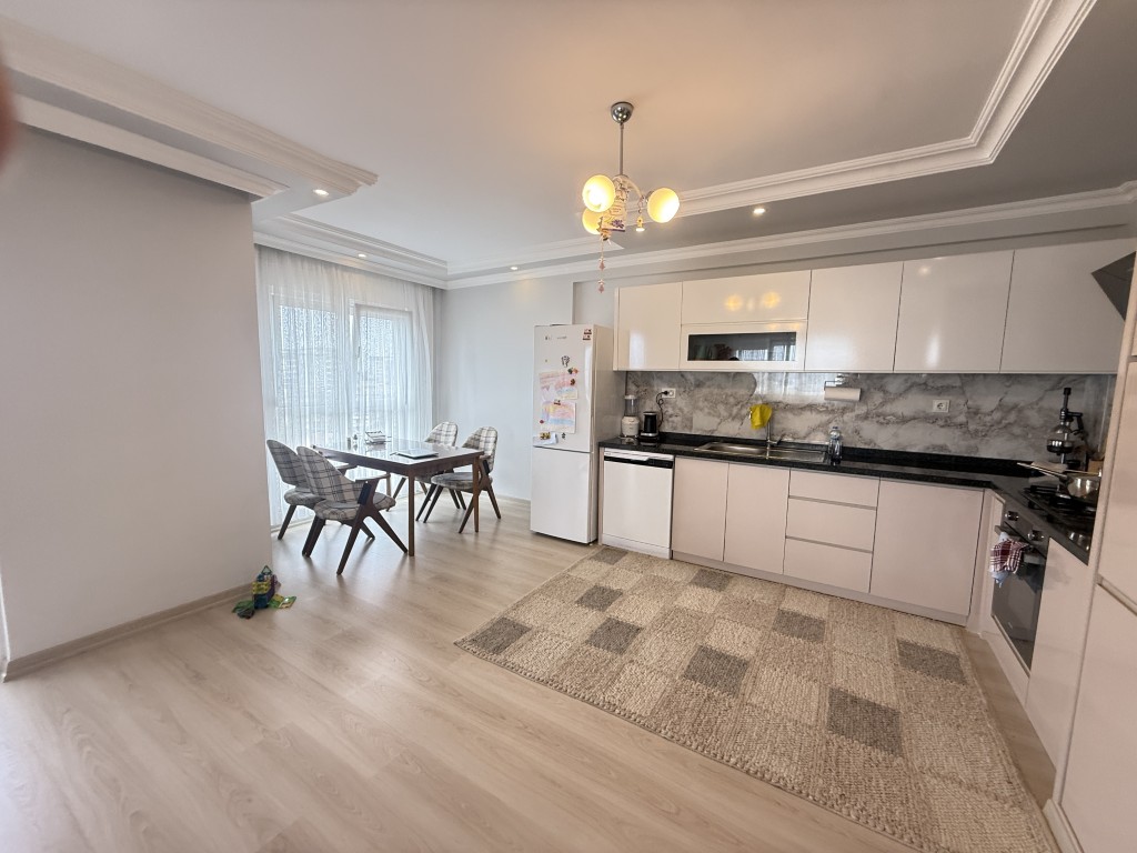 Dining area inside Galaxy Cikcilli apartment