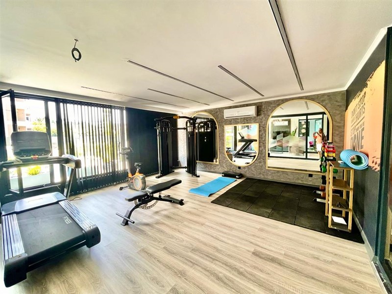 Fitness center at United Suites Oba complex