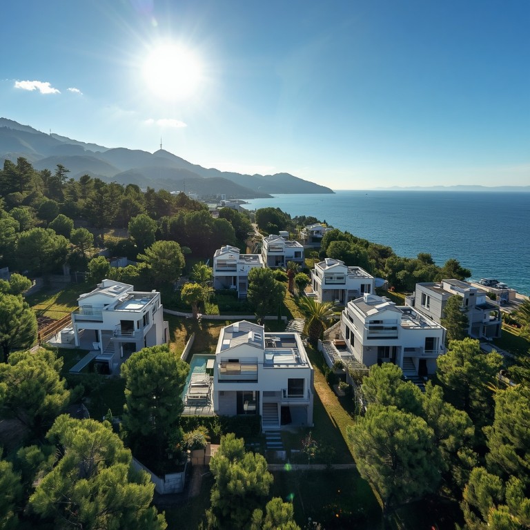 Luxury villas suitable for a Kargicak residence permit in Alanya.
