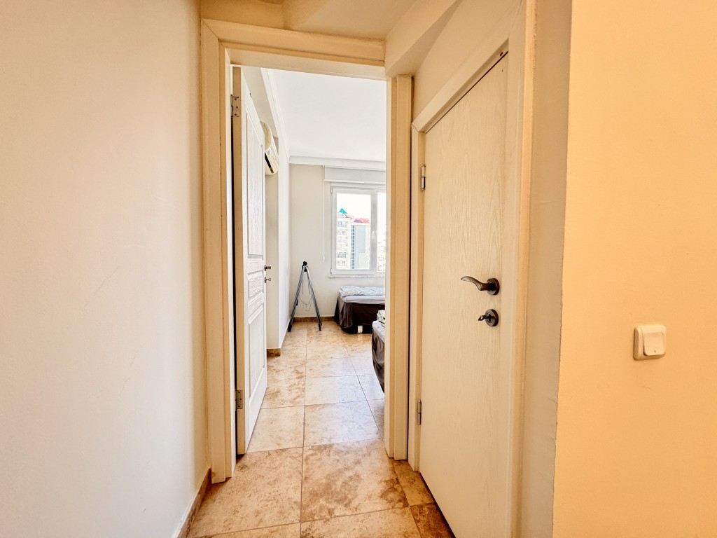 Interior hallway of the Hellios Residence apartment in Cikcilli, Alanya