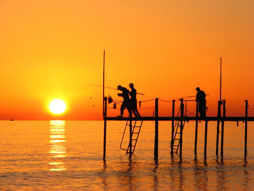 Sunset in Payallar · archive photograph, November 2010
