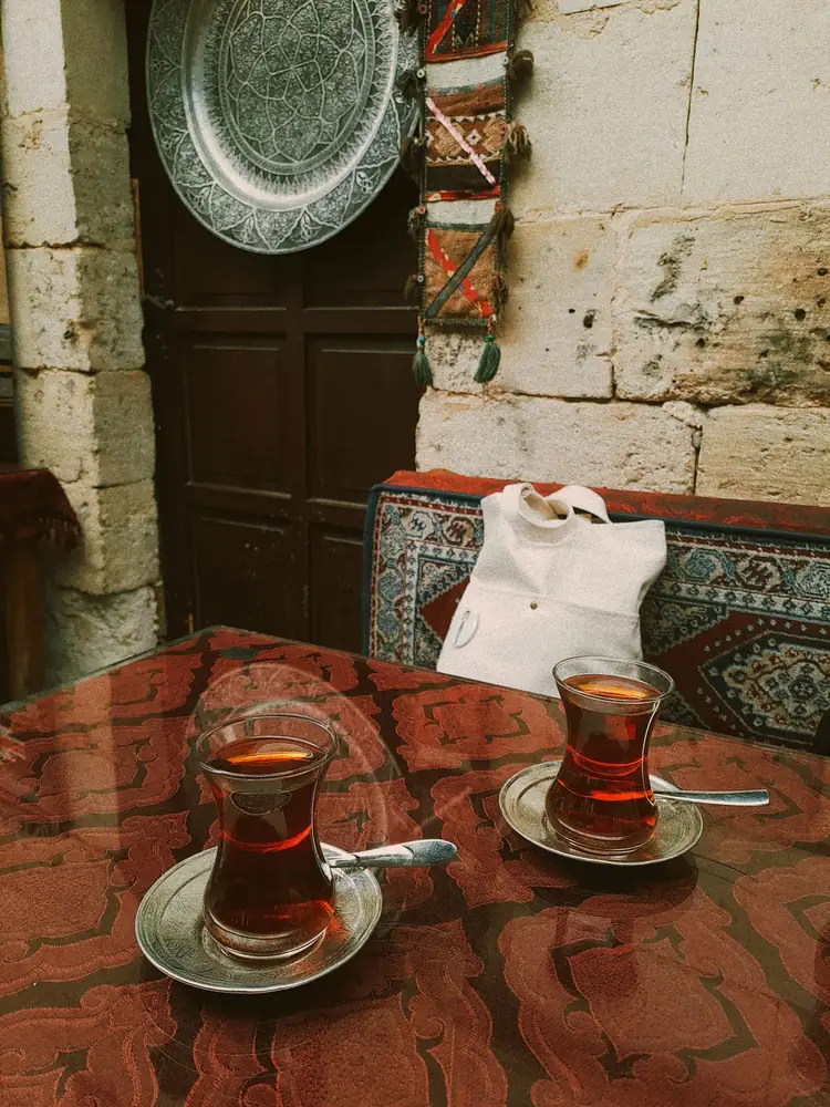 Turkish tea · illustrative lifestyle photograph