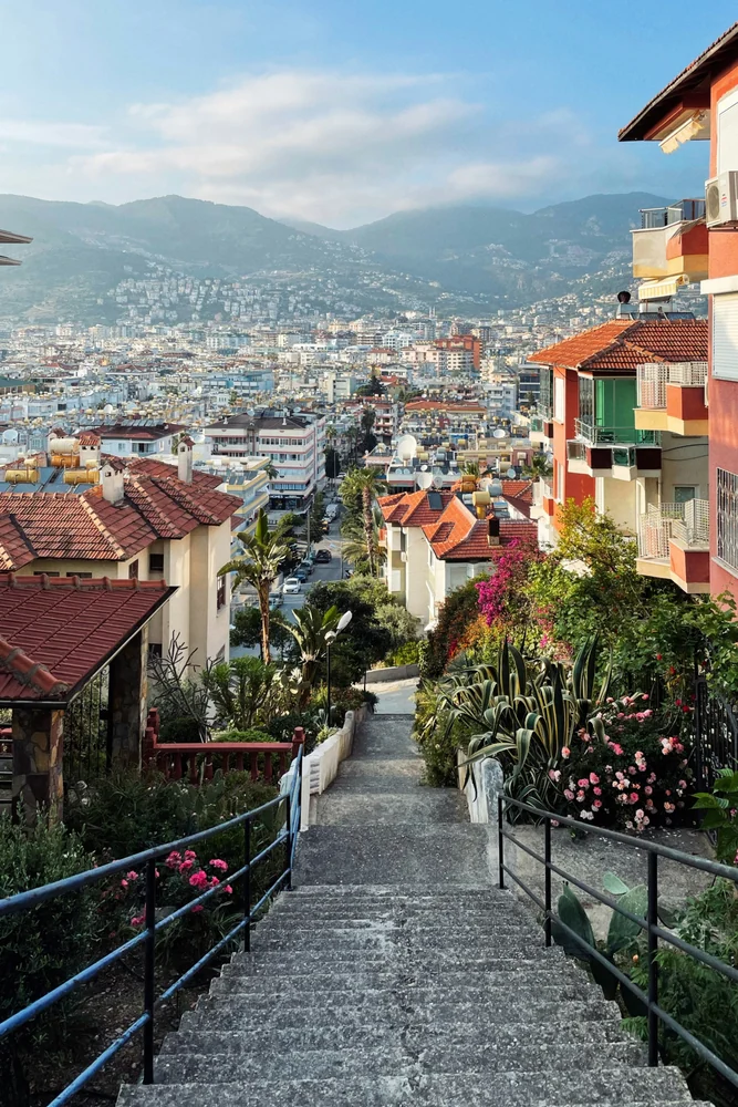 Alanya’s hillside streets · wider city context